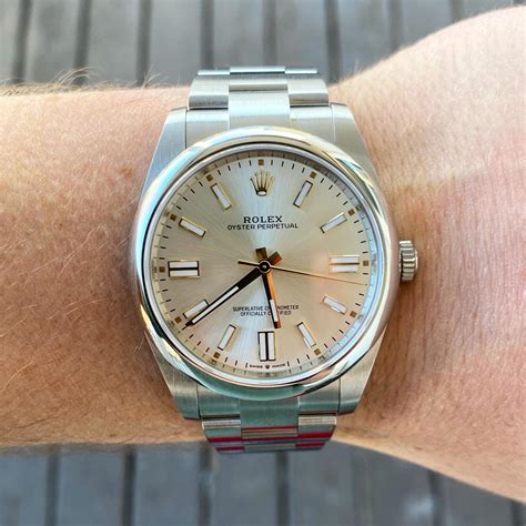 Rolex 124300 silver review